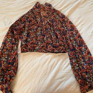 cropped blouse from free people